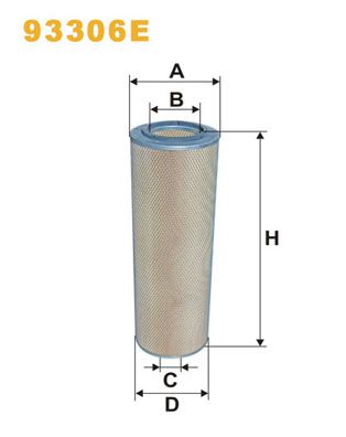 WIX FILTERS Ilmansuodatin 93306E